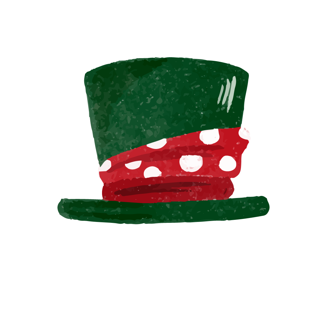 Hat Green & Red